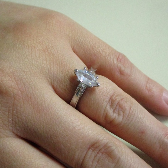 Classic Marquise Solitaire Diamond Ring - Picture 7 of 7